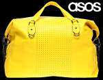 Asos yellow holdall